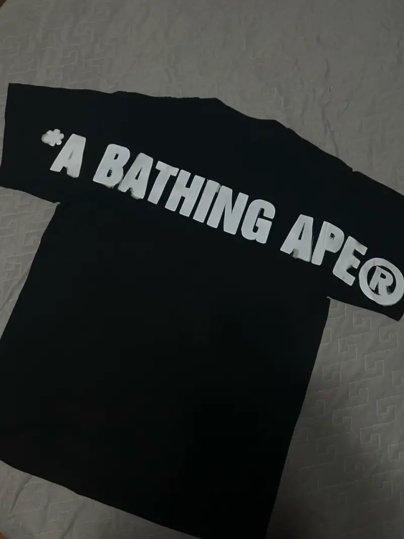 Polera negra A Bathing Ape nuevo - 1