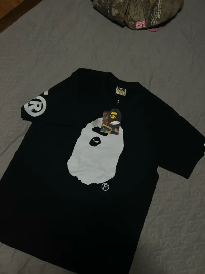 Polera negra A Bathing Ape nuevo - 2