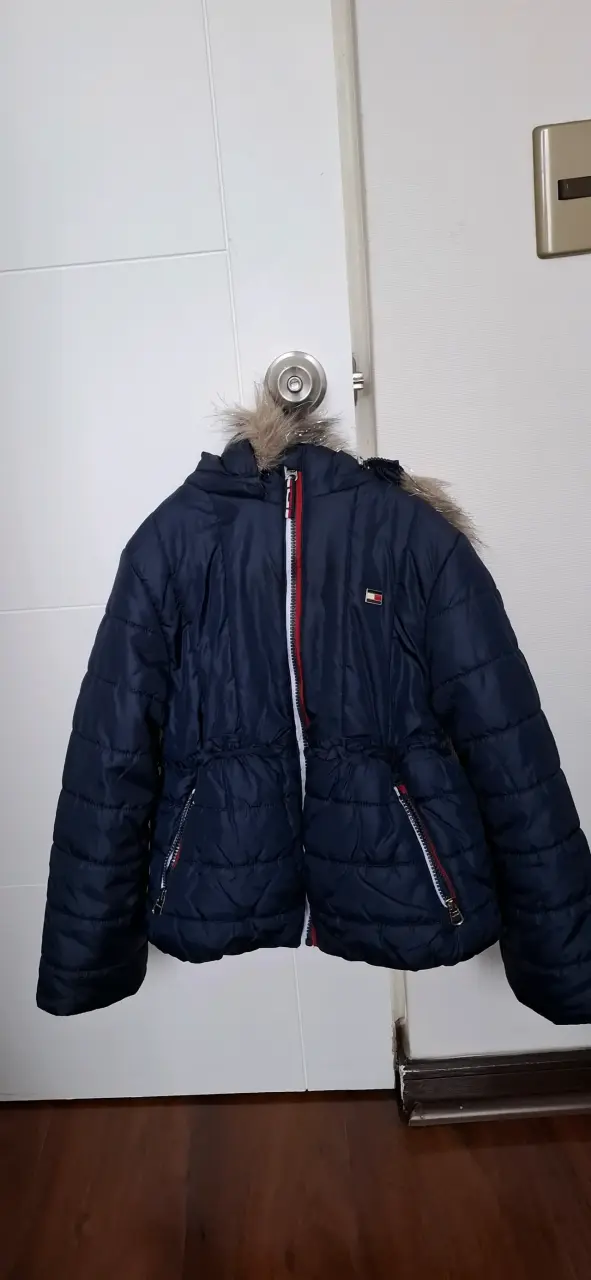 Parka azul niños Tommy hilfiger talla M (8/10) - 1