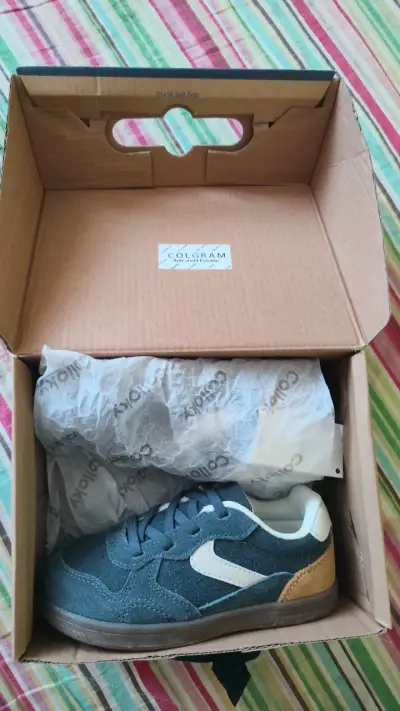 Zapatillas de niño Colloky azul nuevas - miniatura 3