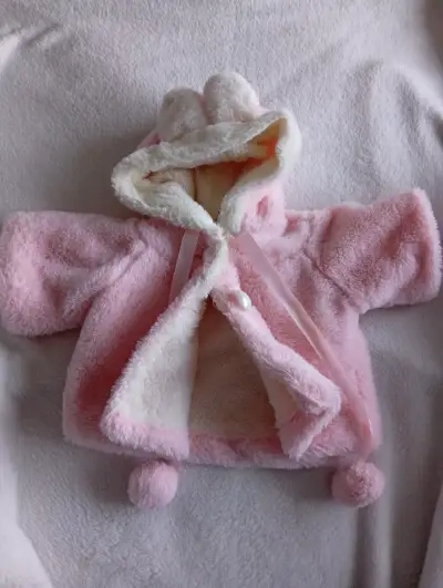 Vestido de niña rosa con flores en tul - miniatura 4
