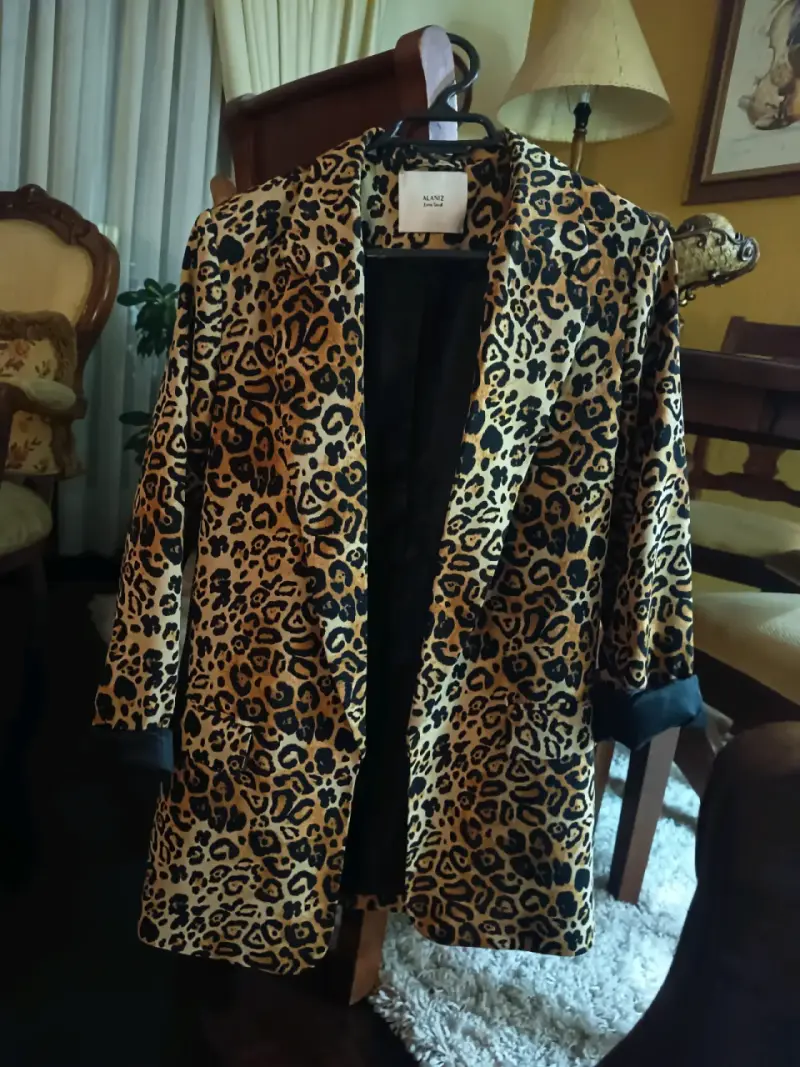 Chaqueta de Leopardo Estilo Animal Print - 3