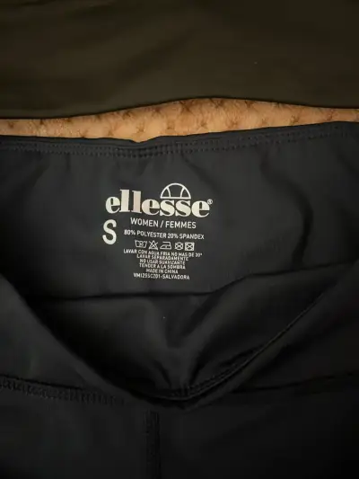Leggings deportivos negros Ellesse para mujer - miniatura 2