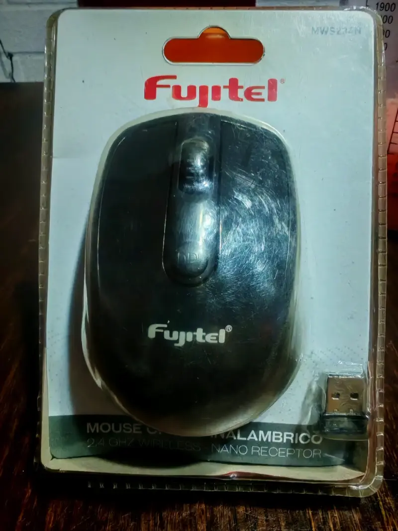Mouse inalámbrico Fujitel MWS249N con nano receptor