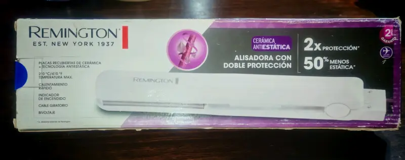 Plancha de Pelo Remington Cerámica Antiestática