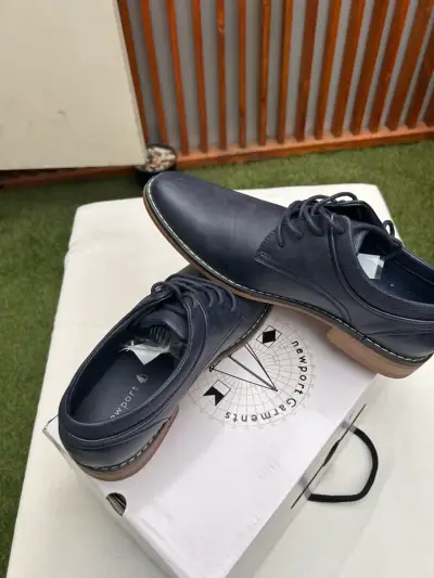 Zapatos de vestir azul marino Newport para hombre - miniatura 2