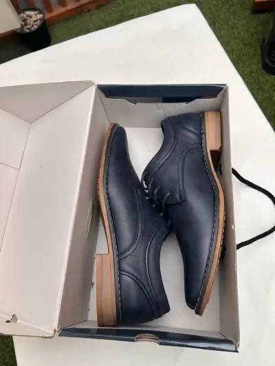 Zapatos de vestir azul marino Newport para hombre - miniatura 3