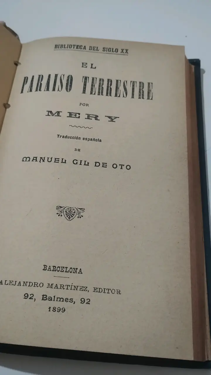Libro con dos obras antiguas (Fantástica/Hsitorica - 6