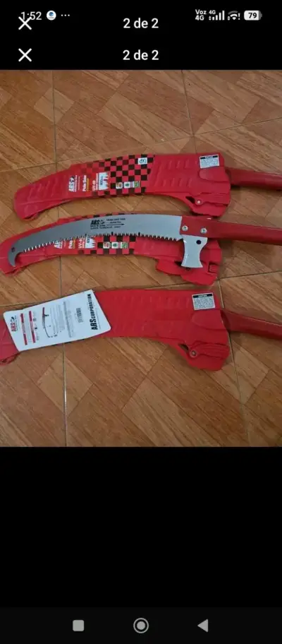 Sierra de poda ARS UV-40 con funda roja - miniatura 1