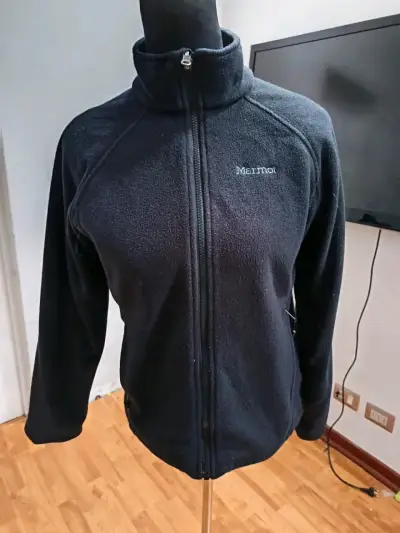 Chaqueta impermeable negra con capucha Marmot - miniatura 3