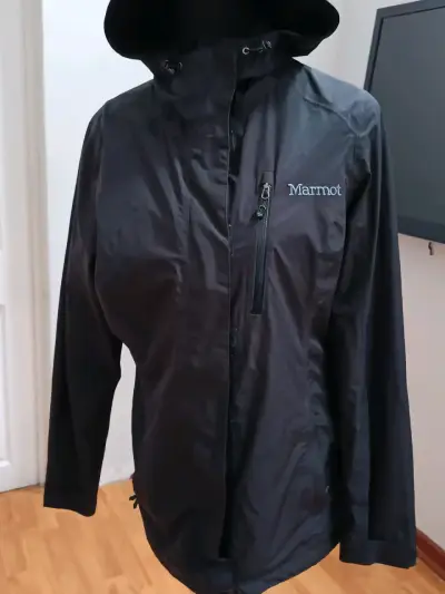 Chaqueta impermeable negra con capucha Marmot - miniatura 4