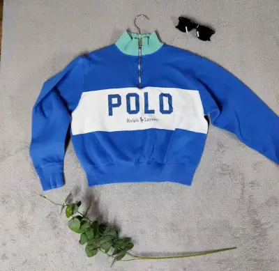 Polerón azul Polo Ralph Lauren con cierre - miniatura 1