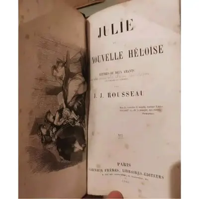 Libro 'Julie ou la Nouvelle Héloïse' de J.J. Rousseau - miniatura 2