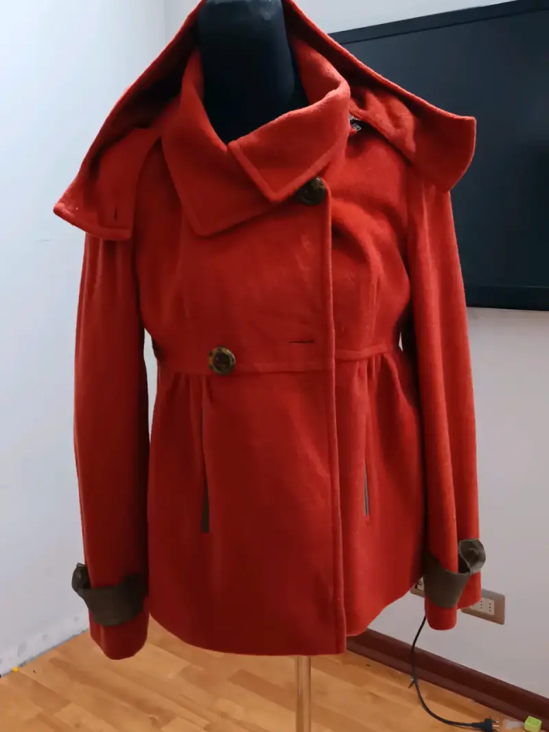 Abrigo con capucha para mujer SM - 2