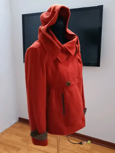 Abrigo con capucha para mujer SM - miniatura 3