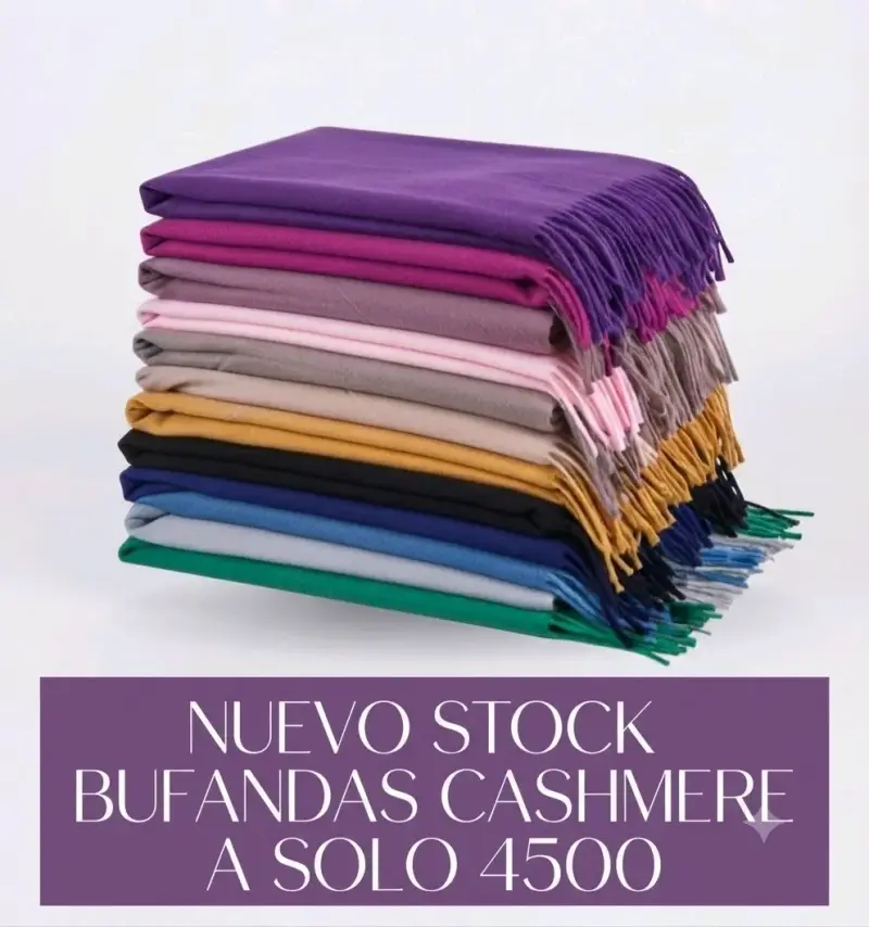 Bufandas de cashmere en varios colores - 1