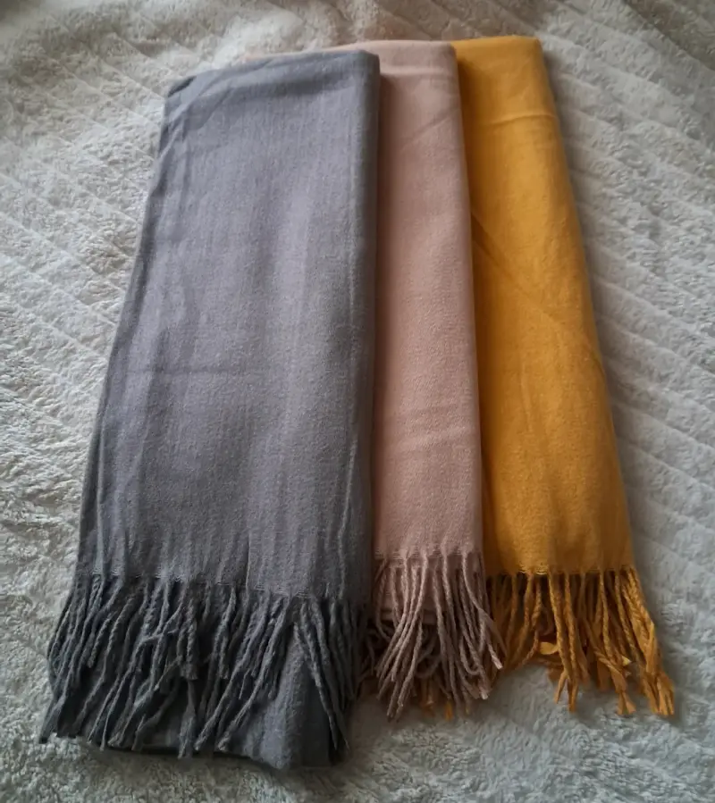 Bufandas de cashmere en varios colores - 3