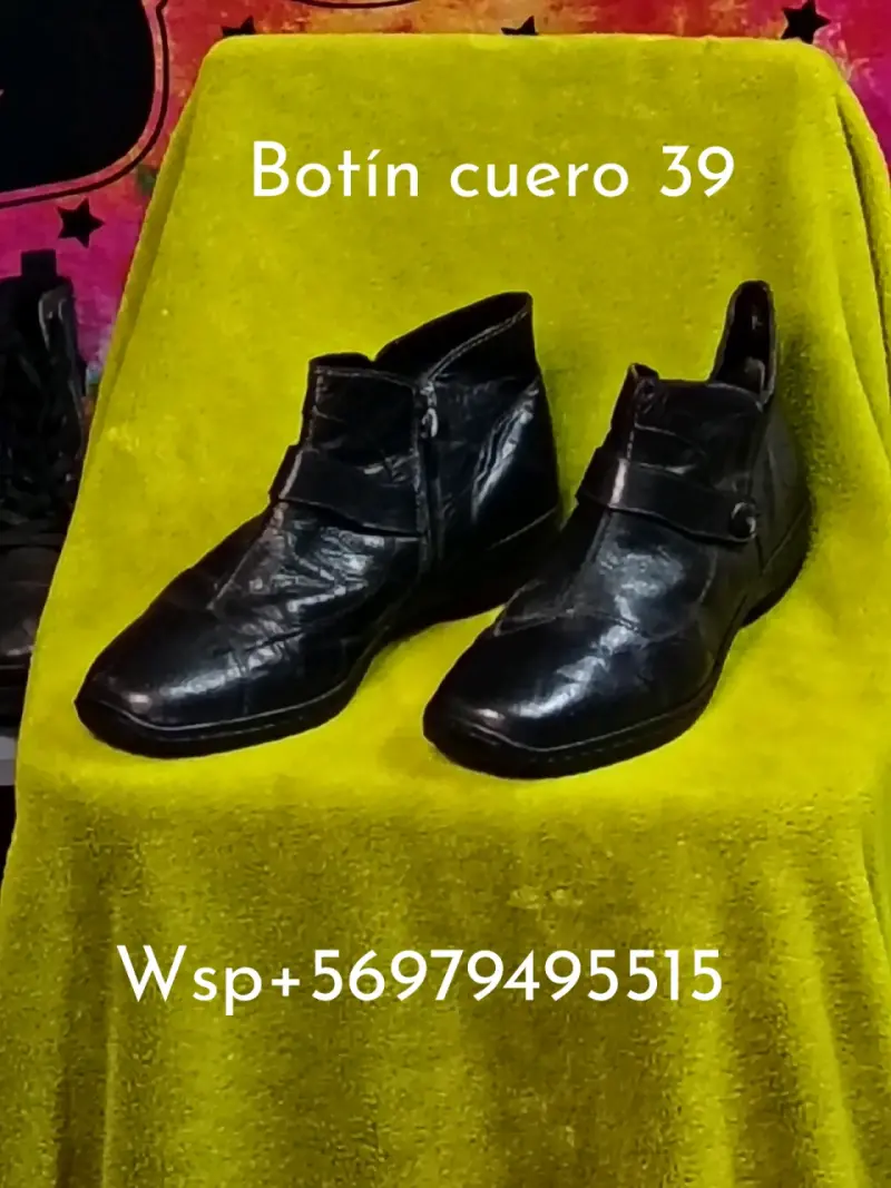 Botas largas de cuero marrón talla 37 - 4