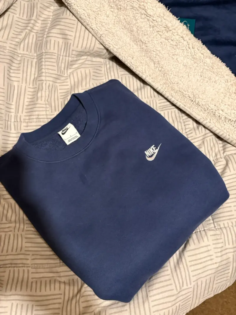 Polerón Nike azul marino talla L - 2
