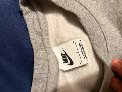 Polerón Nike gris para hombre - miniatura 4