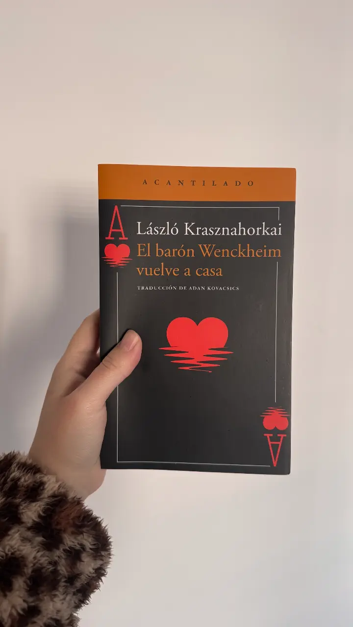 Libro 'El barón Wenckheim vuelve a casa' de László Krasznahorkai