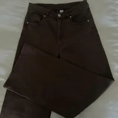 Jeans marrones de mujer - miniatura 1