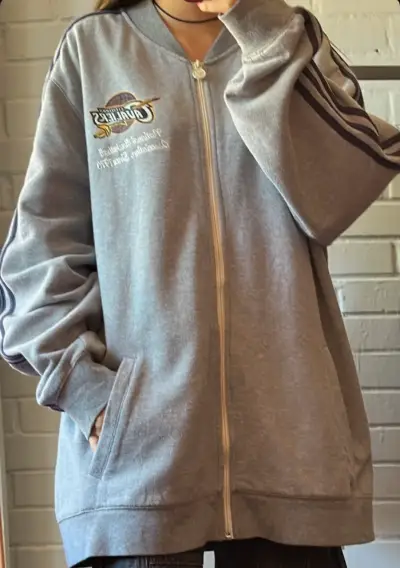 Polerón gris Adidas Cavaliers - miniatura 1