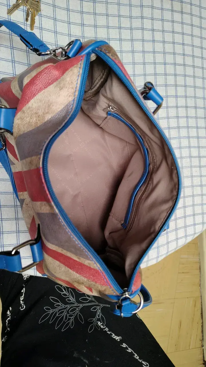 Bolso de mano con diseño bandera británica - 2