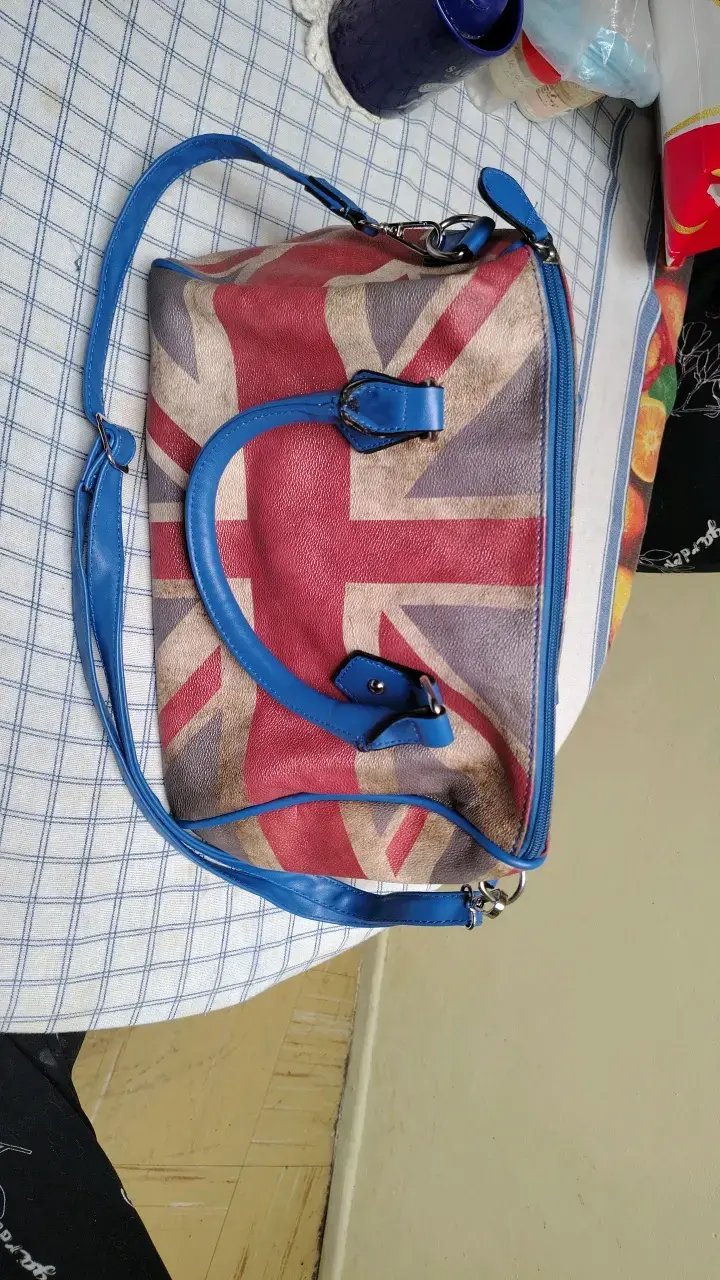 Bolso de mano con diseño bandera británica - 3