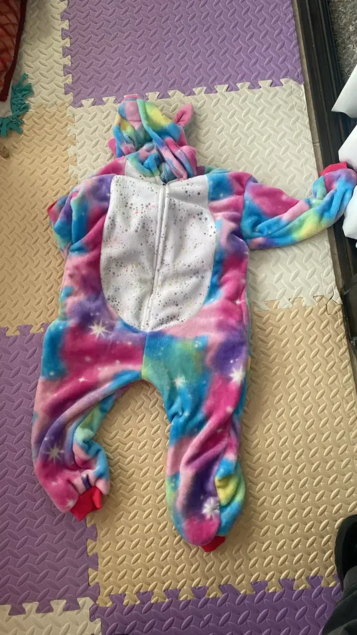 Enterito de unicornio para niña multicolor - 1