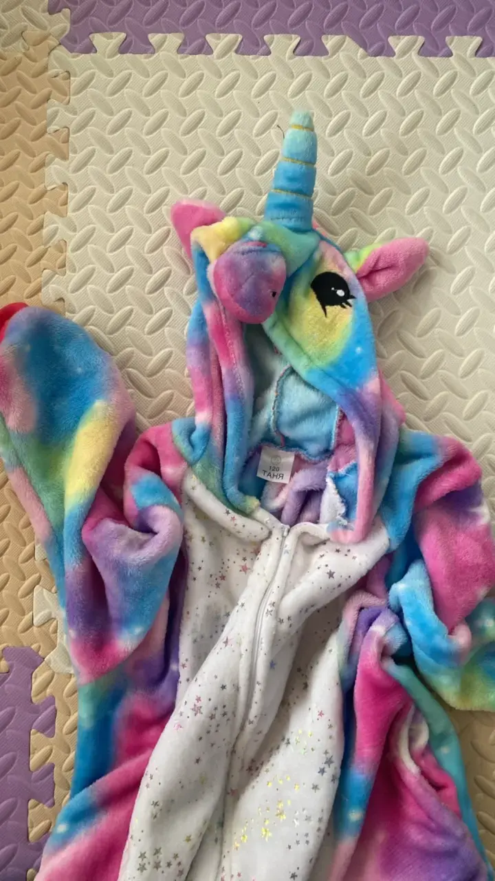 Enterito de unicornio para niña multicolor - 2