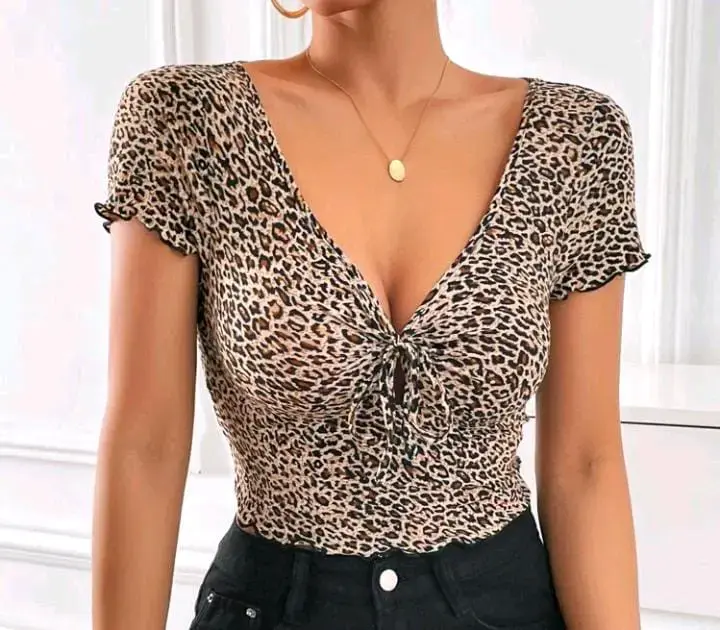 Polera de mujer animal print - 2