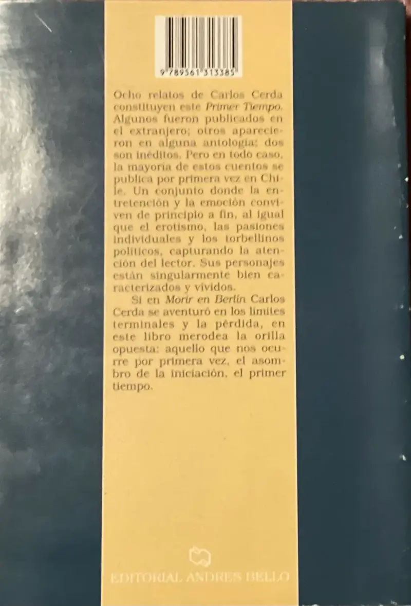 Libro 'Primer Tiempo' de Carlos Cerda - 2