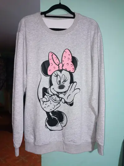 Polerón negro Minnie Mouse para mujer - miniatura 2