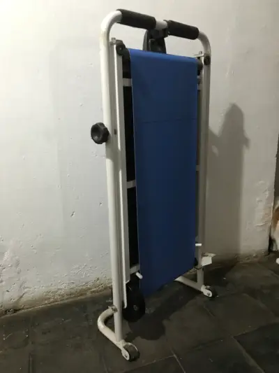 Caminadora manual plegable azul - miniatura 2