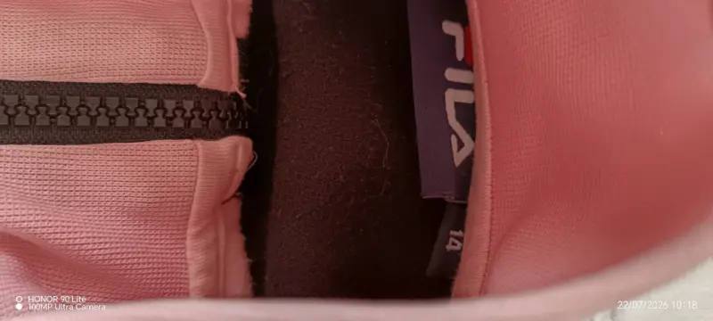 Chaqueta deportiva Fila para mujer en rosa y negro - 2
