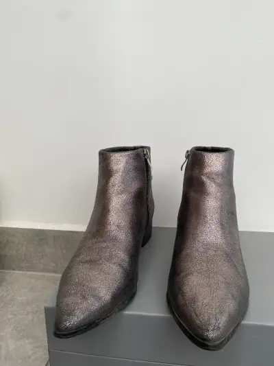 Botines metalizados mujer - miniatura 1