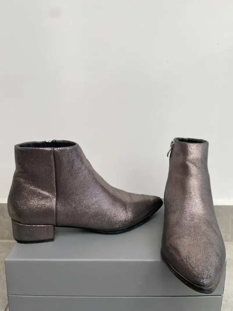 Botines metalizados mujer - 2