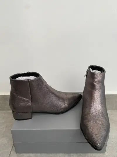 Botines metalizados mujer - miniatura 3