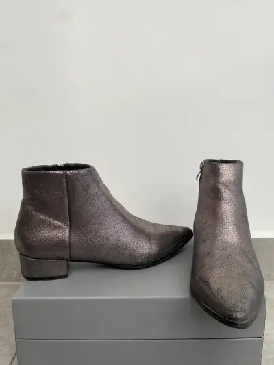 Botines metalizados mujer - miniatura 4