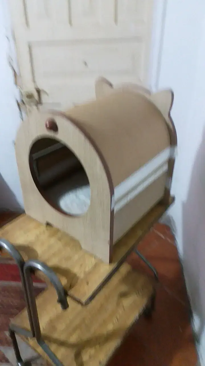 Casa de madera para gatos con diseño acogedor - 3