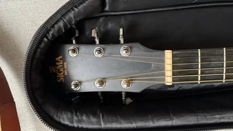 Guitarra jumbo electroacústica sigma - 2
