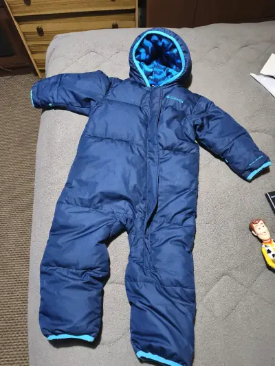 Enterito de invierno para bebé Columbia azul - miniatura 1