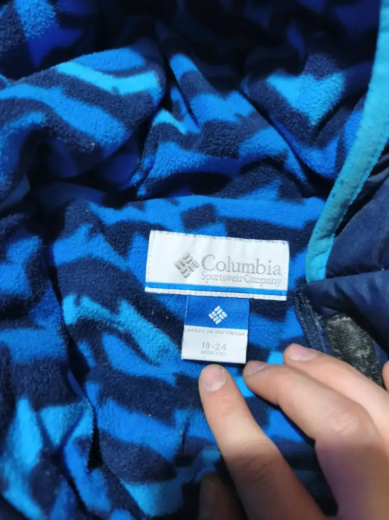 Enterito de invierno para bebé Columbia azul - 2
