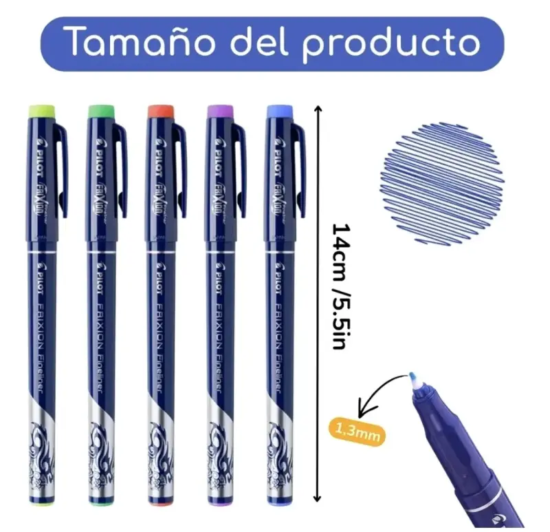 Set de 12 marcadores Pilot Frixion Fineliner - 3
