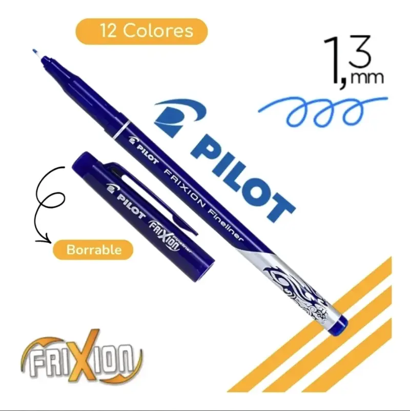 Set de 12 marcadores Pilot Frixion Fineliner - 4