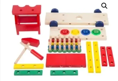 Camión de madera didáctico para niños - miniatura 5