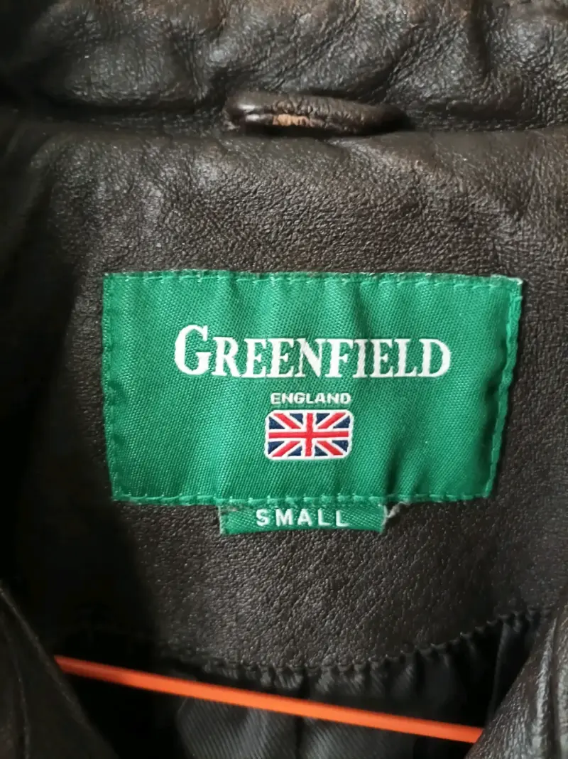Chaqueta de cuero marrón Greenfield para hombre - 3