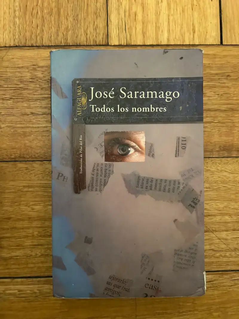 Libro 'Todos los nombres' de José Saramago
