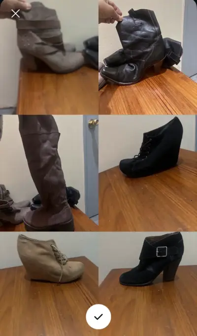 Lote de botas y botines variados para mujer - miniatura 1